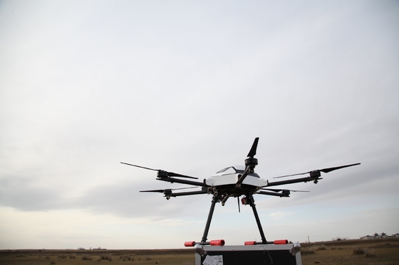 M6fa-6rotors сельскохозяйственный распылитель Uav водонепроницаемый вертолетный распылитель с 21-дюймовым подпортом