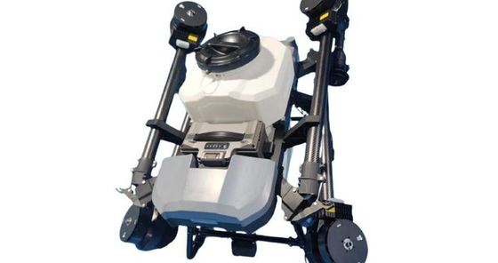 Специализированный дрон для распыления удобрений, высокоточное распыление лекарств